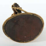 Grüne Tara Tibetochinesisch, 19. Jh., Bronze, feuervergoldet, mit Lapi… - photo 3