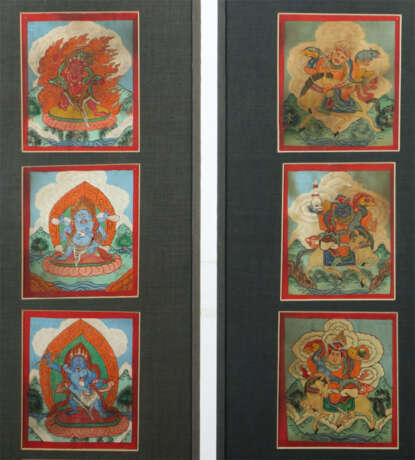 10 Initiationskarten mit Bildnisse buddhistischer Gottheiten Nepal/Tib… - photo 2 10 Initiationskarten mit Bildnisse buddhistischer Gottheiten Nepal/Tib… - photo 2