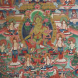 Thangka der Khadiravani-Tara Nepal, 19./20. Jh., Gouache auf Leinen, i… - photo 2