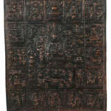 Kupfertafel mit Buddha Shakyamuni Indien, Ladakh, Mitte 20. Jh., Kupfe… - фото 1