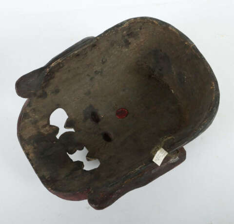 Maske des Mahakala Tibet, 19./20. Jh., Holz, geschnitzt, polychrom gef… - photo 2 Maske des Mahakala Tibet, 19./20. Jh., Holz, geschnitzt, polychrom gef… - photo 2