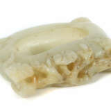 Pinselwascher Vietnam, natürliches Nephrit-Jade, ca. 156g, Rechteckfor… - photo 1