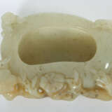 Pinselwascher Vietnam, natürliches Nephrit-Jade, ca. 156g, Rechteckfor… - photo 2
