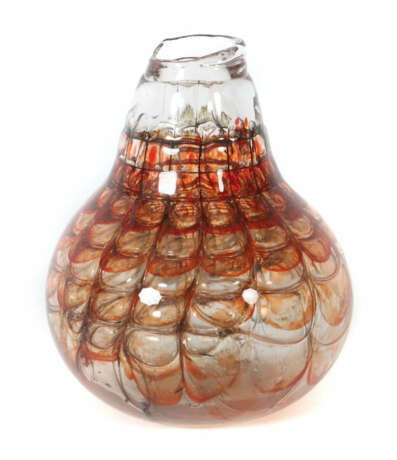 Zimmermann, Jörg Prof. Geb. 1940, seit 1976 Glasbildner. ''Vase'', in … - photo 1 Zimmermann, Jörg Prof. Geb. 1940, seit 1976 Glasbildner. ''Vase'', in … - photo 1