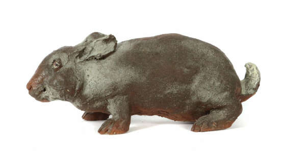 Kurtz, Freia große Hasenskulptur, 1980/90er Jahre, geduckte Haltung m… - photo 1