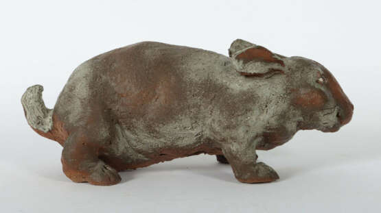 Kurtz, Freia große Hasenskulptur, 1980/90er Jahre, geduckte Haltung m… - photo 2