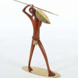 Afrikanischer Krieger Werkstätte Hagenauer, Wien/Österreich, um 1957, … - Foto 2