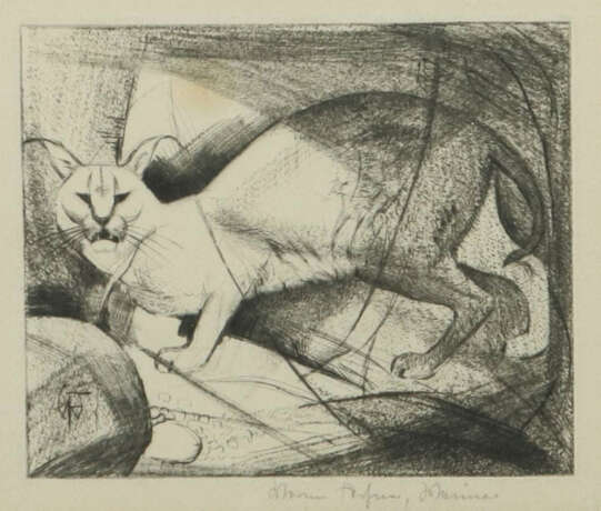 Fechner, Werner Berlin 1892 - 1973 Ravensburg, deutscher Maler und Rad… - photo 1 Fechner, Werner Berlin 1892 - 1973 Ravensburg, deutscher Maler und Rad… - photo 1