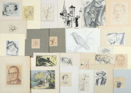 Fechner, Werner Berlin 1892 - 1973 Ravensburg, deutscher Maler, Zeichn… - photo 1 Fechner, Werner Berlin 1892 - 1973 Ravensburg, deutscher Maler, Zeichn… - photo 1