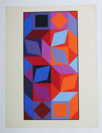Vasarely, Victor Pécs 1907 - 1997 Paris, war ein französischer Maler u… - photo 2 Vasarely, Victor Pécs 1907 - 1997 Paris, war ein französischer Maler u… - photo 2