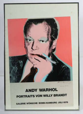 Warhol, Andy Pittsburgh/Pennsylvania 1928 - 1987 Manhattan/New York Ci… - photo 2 Warhol, Andy Pittsburgh/Pennsylvania 1928 - 1987 Manhattan/New York Ci… - photo 2