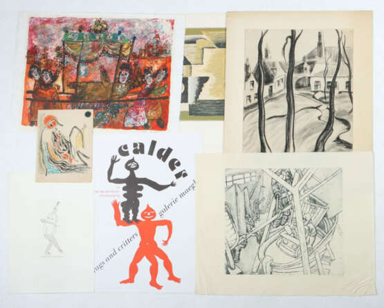 Verschiedene Grafiker des 20. Jh. Künstler u. a. Em Oelieden, Serge Ch… - фото 2 Verschiedene Grafiker des 20. Jh. Künstler u. a. Em Oelieden, Serge Ch… - фото 2