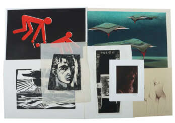 Verschiedene Grafiker des 20. Jh. Künstler u. a. Hellmut Niemeyer, Hei…