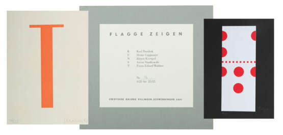 Künstler des 20. Jh. Karl Duschek, Heinz Gappmayr, Jürgen Kierspel, An… - фото 1 Künstler des 20. Jh. Karl Duschek, Heinz Gappmayr, Jürgen Kierspel, An… - фото 1