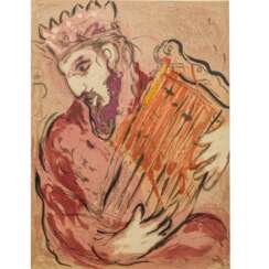 CHAGALL, MARC (1887-1985), "König David mit der Harfe",