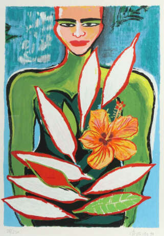 Bach, Elvira geb 1951 in Neuenhain, ist eine deutsche Künstlerin, die … - фото 1