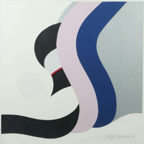 Dietrich, Jörg 1940 - 2008, deutscher Maler und Grafiker. ''Abstrakte … - photo 1 Dietrich, Jörg 1940 - 2008, deutscher Maler und Grafiker. ''Abstrakte … - photo 1