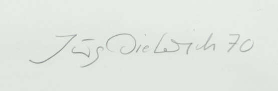 Dietrich, Jörg 1940 - 2008, deutscher Maler und Grafiker. ''Abstrakte … - photo 3 Dietrich, Jörg 1940 - 2008, deutscher Maler und Grafiker. ''Abstrakte … - photo 3