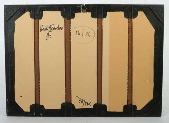 Förster, Heidi geb. 1932 in Singen, deutsche Künstlerin, sie ist vor a… - photo 4 Förster, Heidi geb. 1932 in Singen, deutsche Künstlerin, sie ist vor a… - photo 4