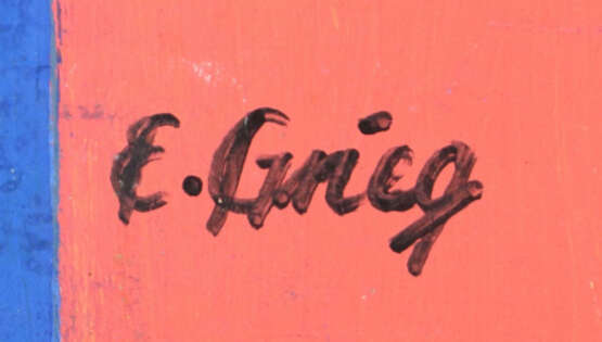 Grieg, Ernst Gernsbach 1919 - 2005 Bad Waldsee, deutscher Maler. ''Ohn… - photo 3 Grieg, Ernst Gernsbach 1919 - 2005 Bad Waldsee, deutscher Maler. ''Ohn… - photo 3