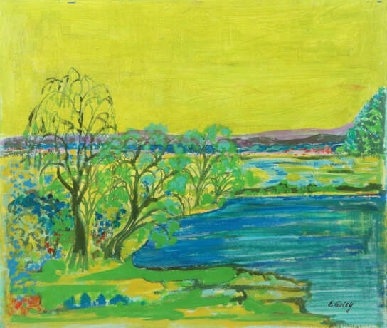 Grieg, Ernst Gernsbach 1919 - 2005 Bad Waldsee, deutscher Maler. ''See… - photo 4 Grieg, Ernst Gernsbach 1919 - 2005 Bad Waldsee, deutscher Maler. ''See… - photo 4