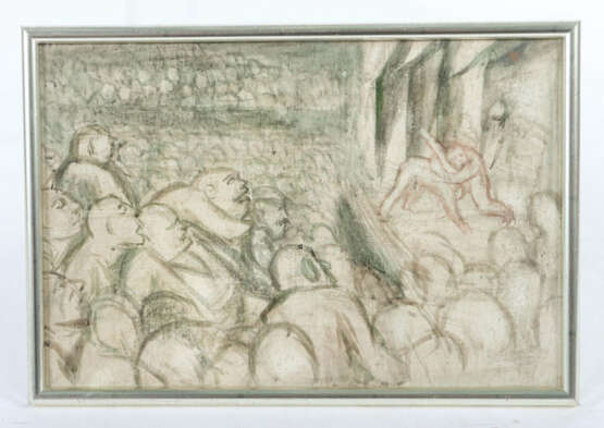 Hubbuch, Karl Karlsruhe 1891 - 1979 ebenda, deutscher Maler. ''Der Rin… - Foto 2 Hubbuch, Karl Karlsruhe 1891 - 1979 ebenda, deutscher Maler. ''Der Rin… - Foto 2