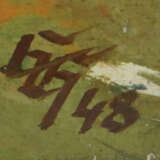 Monogrammist 20. Jahrhundert, ''Schwäbische Landschaft'', Blick auf ei… - Foto 3