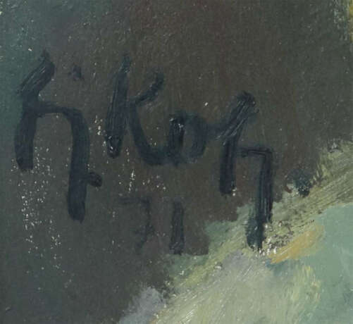 Kohlstädt, Fritz Stuttgart 1921 - 2000 Pforzheim, deutscher Maler und … - фото 3 Kohlstädt, Fritz Stuttgart 1921 - 2000 Pforzheim, deutscher Maler und … - фото 3