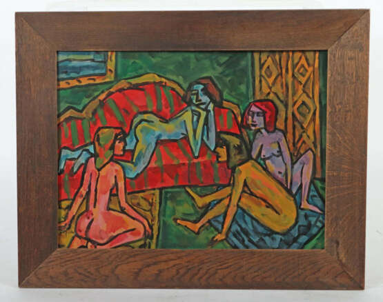 Krauskopf, Bruno (attr.) 1892 - 1960, deutscher Maler. ''Berliner Weib… - фото 2