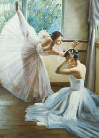 Kujau, Konrad Löbau 1938 - 2000 Stuttgart, Maler und Kopist. ''Tänzeri… - фото 1