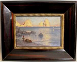 The Painting “Capri”. W. Willing. 1894