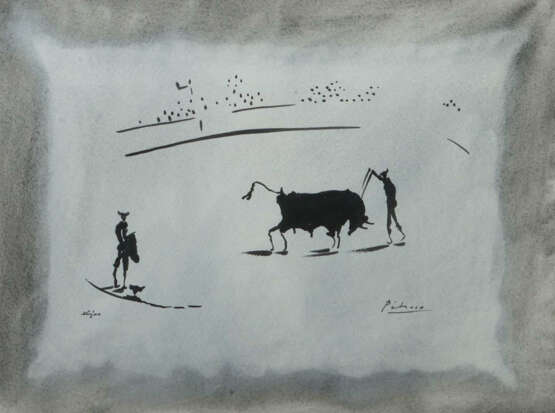 Kujau, Konrad Löbau 1938 - 2000 Stuttgart, Maler und Kopist. ''Stierka… - фото 1 Kujau, Konrad Löbau 1938 - 2000 Stuttgart, Maler und Kopist. ''Stierka… - фото 1