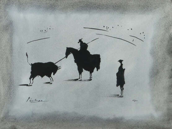 Kujau, Konrad Löbau 1938 - 2000 Stuttgart, Maler und Kopist. ''Stierka… - фото 1 Kujau, Konrad Löbau 1938 - 2000 Stuttgart, Maler und Kopist. ''Stierka… - фото 1