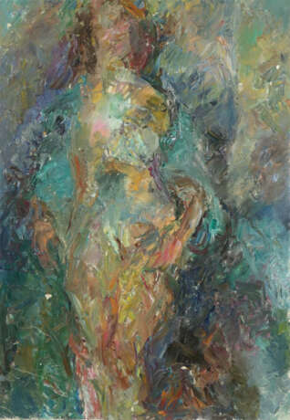 Kurilova, B. russische Malerin des 20. Jh.. ''Die Nackte'', abstrakte … - photo 1 Kurilova, B. russische Malerin des 20. Jh.. ''Die Nackte'', abstrakte … - photo 1
