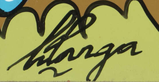 Lilanga, George Kikwetu 1934 - 2005 Daressalaam, Maler und Bildhauer v… - photo 2 Lilanga, George Kikwetu 1934 - 2005 Daressalaam, Maler und Bildhauer v… - photo 2