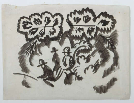 Macke, August Meschede 1887 - 1914 Perthes-lès-Hurlus, deutscher Maler… - фото 1