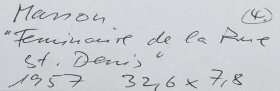 Masson, André Balagny-sur-Thérain 1896 - 1987 Paris, französischer Mal… - photo 4 Masson, André Balagny-sur-Thérain 1896 - 1987 Paris, französischer Mal… - photo 4