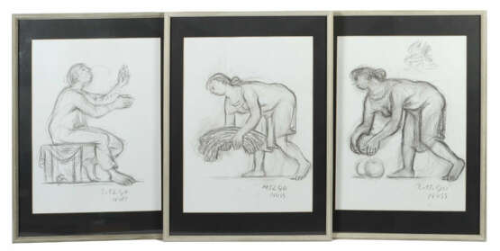 Nuss, Fritz Göppingen 1907 - 1999 Weinstadt-Strümpfelbach, Bildhauer, … - фото 1 Nuss, Fritz Göppingen 1907 - 1999 Weinstadt-Strümpfelbach, Bildhauer, … - фото 1