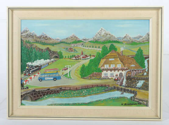 Nussbaum, W. Maler des 20. Jh.. ''Im Nagold-Tal'', Blick in das Tal mi… - фото 2 Nussbaum, W. Maler des 20. Jh.. ''Im Nagold-Tal'', Blick in das Tal mi… - фото 2