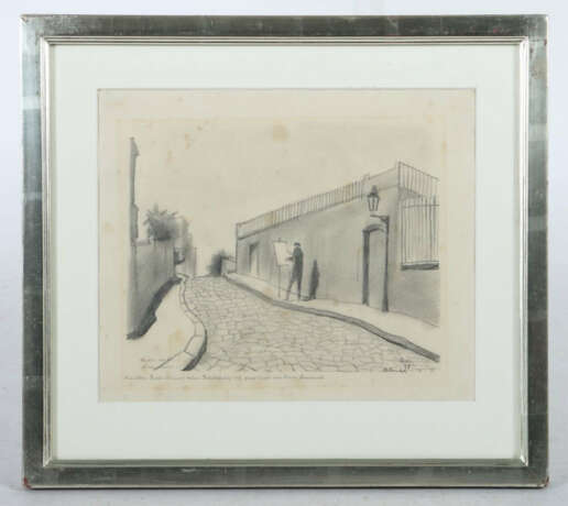 Rombach, H. wohl französischer Maler des 20. Jh.. ''Künstler auf dem M… - photo 2