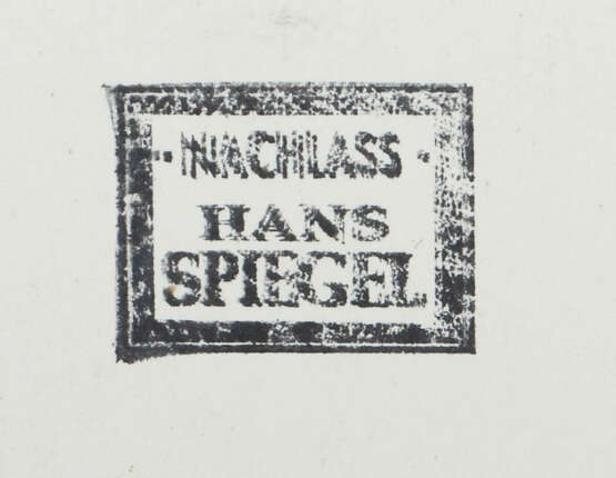 Spiegel, Hans Münnerstadt 1896 - 1966, deutscher Maler, ansässig in Si… - Foto 3