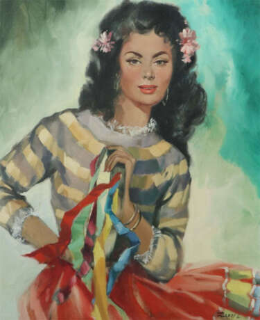 Fuzesi, Lajos Ungarn 1931 - 2008, war eine ungarische Malerin. ''Mädch… - photo 1 Fuzesi, Lajos Ungarn 1931 - 2008, war eine ungarische Malerin. ''Mädch… - photo 1