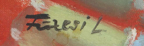 Fuzesi, Lajos Ungarn 1931 - 2008, war eine ungarische Malerin. ''Mädch… - photo 3