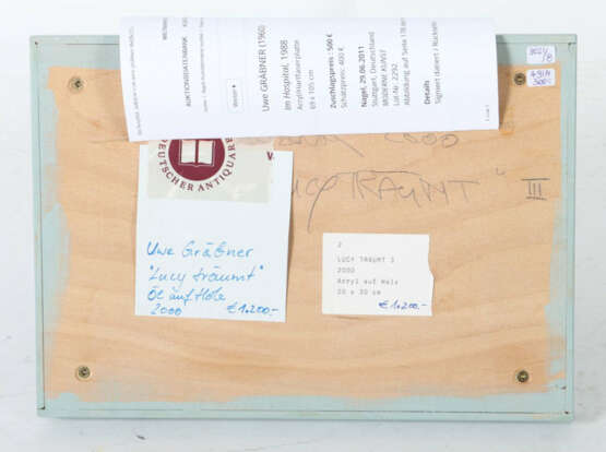 Gräbner, Uwe geb. 1960 in Stuttgart, Stud. an der Akad. der Bildenden … - photo 1