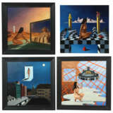 Maler des 20./21. Jh. 4 ''Surrealistische Damenakte'', variierende Dar… - photo 1
