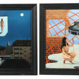 Maler des 20./21. Jh. 4 ''Surrealistische Damenakte'', variierende Dar… - photo 2