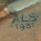 Maler des 20./21. Jh. ''Die heilige Familie'', Maria das Kind stillend… - photo 3