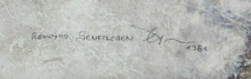 Senftleben, Reinmar Stuttgart 1958 - 2014, war ein zeitgenössischer Kü… - photo 3