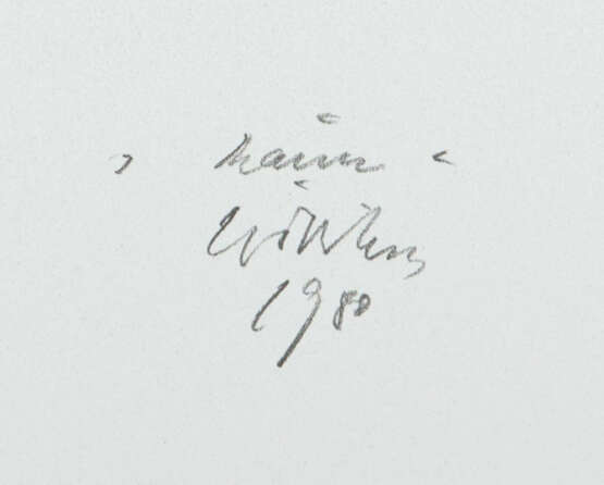 Willikens, Ben geb. 1939 in Leipzig, deutscher Maler, Stud. an der Sta… - photo 3 Willikens, Ben geb. 1939 in Leipzig, deutscher Maler, Stud. an der Sta… - photo 3