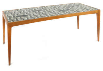 Zimmermann, W. deutscher Kunsthandwerker, Mitte 20. Jh., Mosaiktisch, …